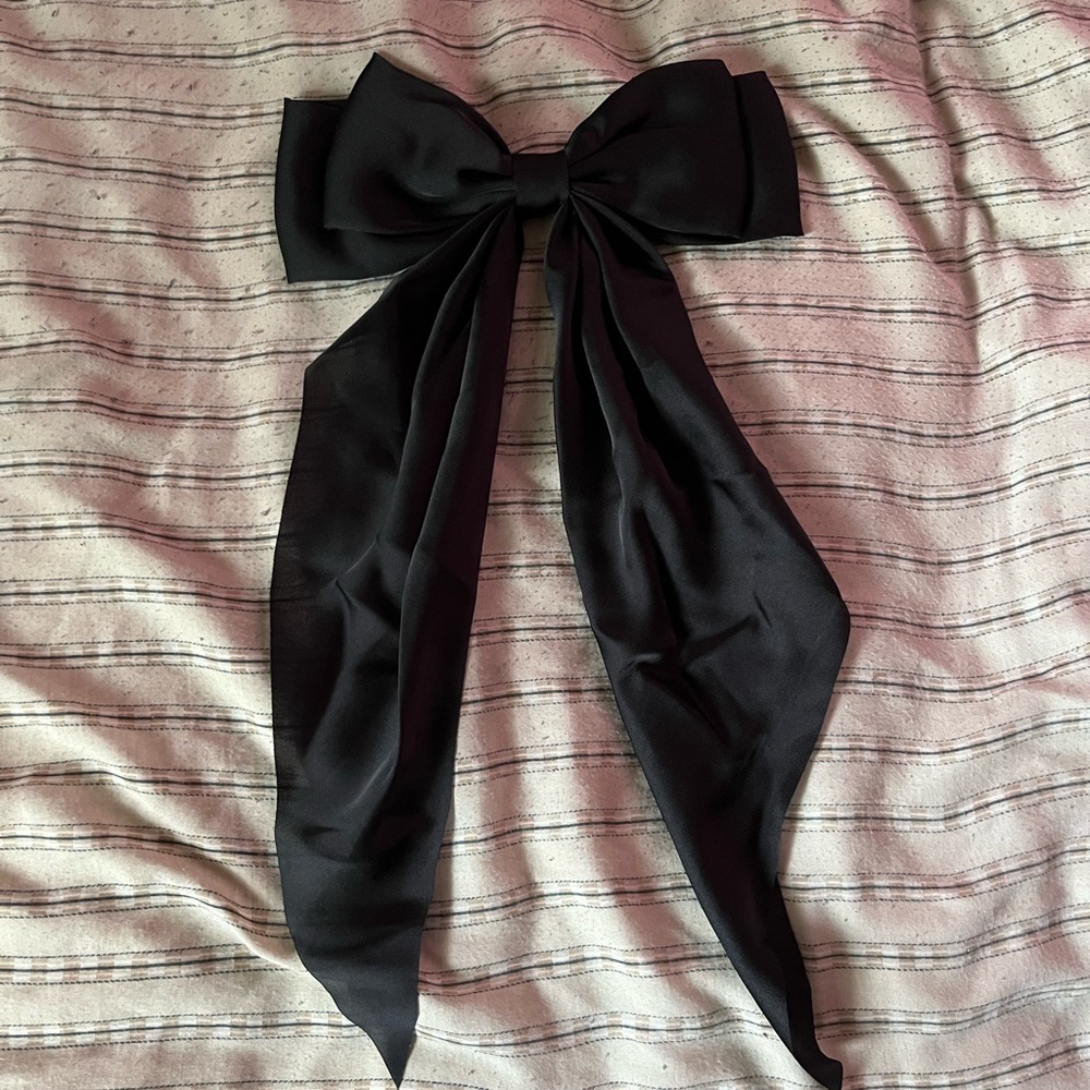 Silk Bow Hair Clip